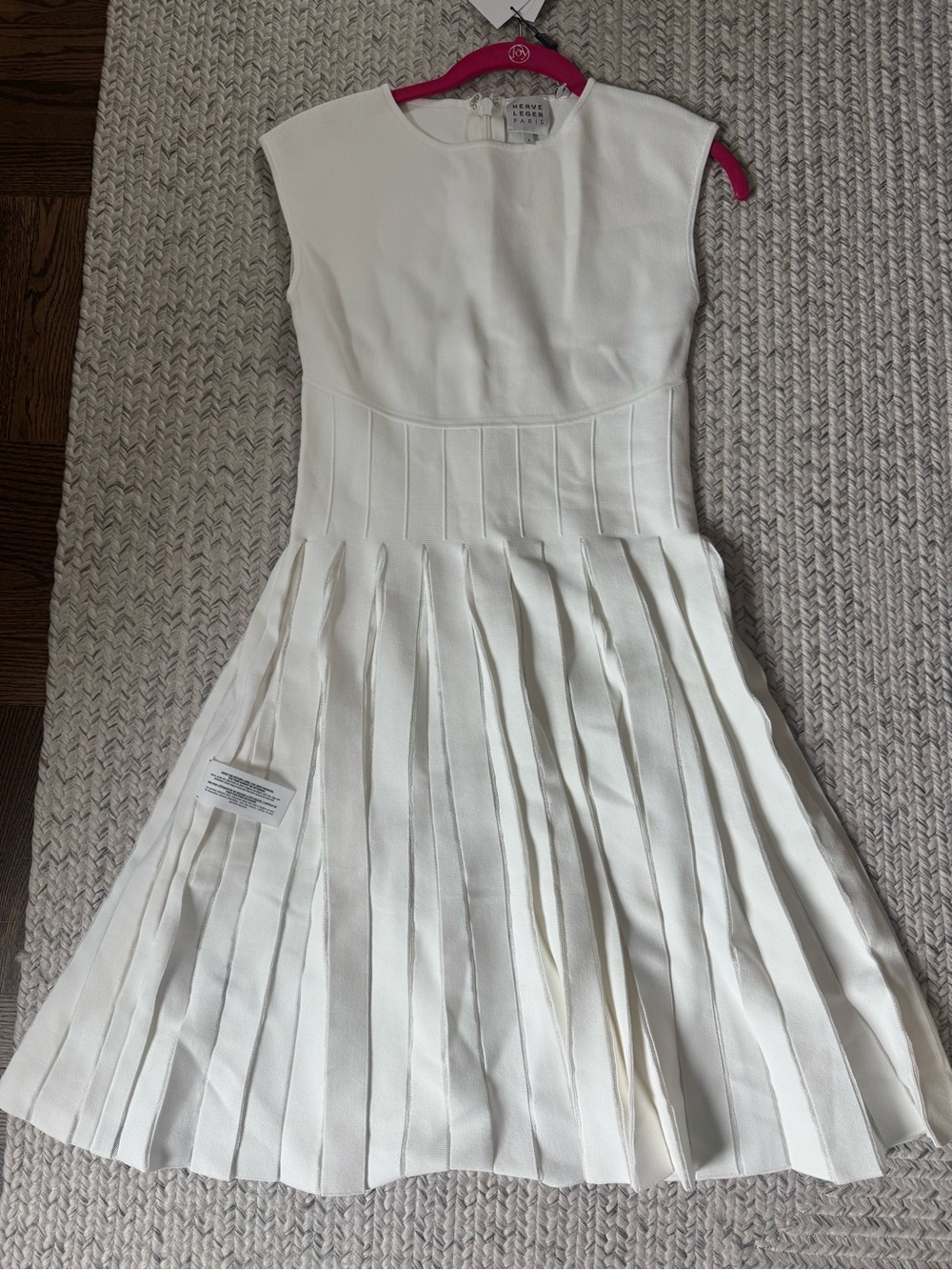 NWT Herve Leger White Annabel Dress Size S - Picture 4 of 8